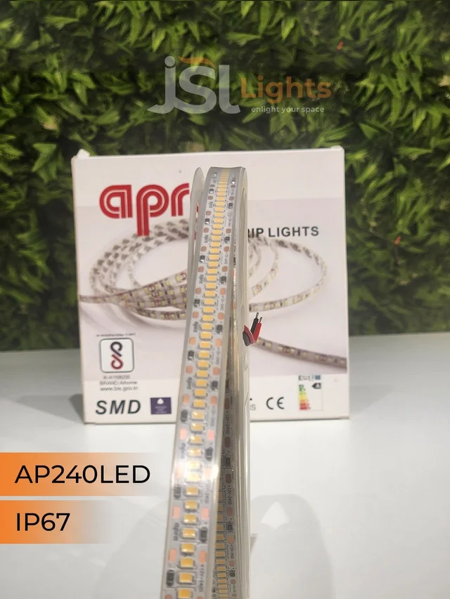 APRA 12V 2835 240Led IP67 Strip Light 5Mt Pack - 240LED, NW