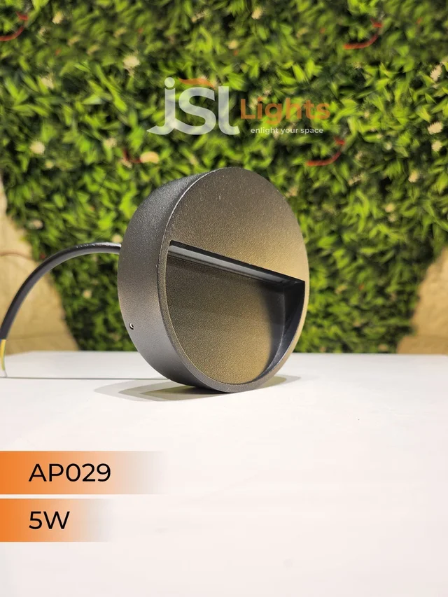 APRA YCD029 5W Round Black Foot Light - 5W, 3000K