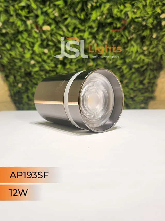 APRA AP193 12W Round RG Surface Cylinder Light - 12W, 4000K, PB