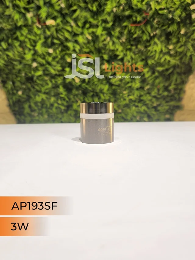 APRA AP193 3W Round RG Surface Cylinder Light - 3W, 4000K, PB