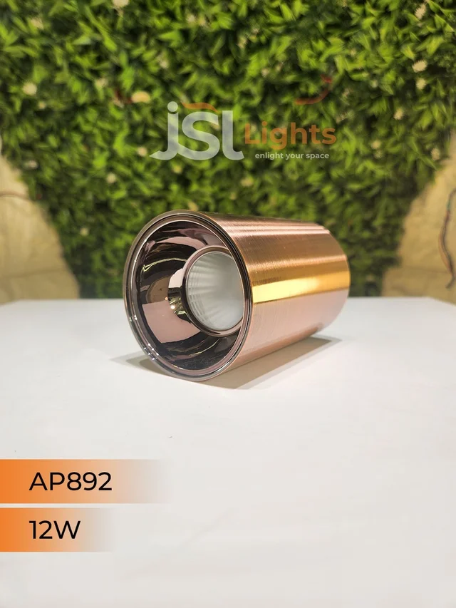 APRA AP892 12W Round CP Surface Cylinder Light - 12W, 4000K, CP