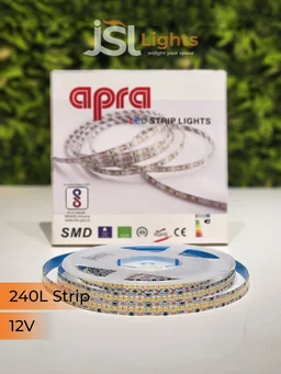 APRA 12V 2835 240Led Strip Cove Light 5Mt Pack - 240LED, WW