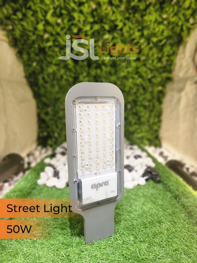 APRA 50W IND Waterproof Outdoor LED Street Light - 3000K