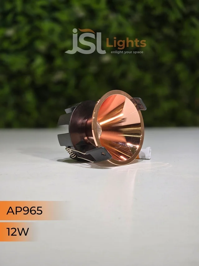 APRA 965 12W RG Round Deep Recessed COB Downlight - 12W, 4000K, RG