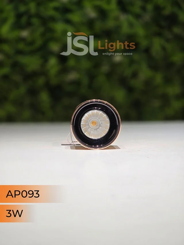APRA 093 3W RG Round Surface Cylindrical Light - 3W, 4000K