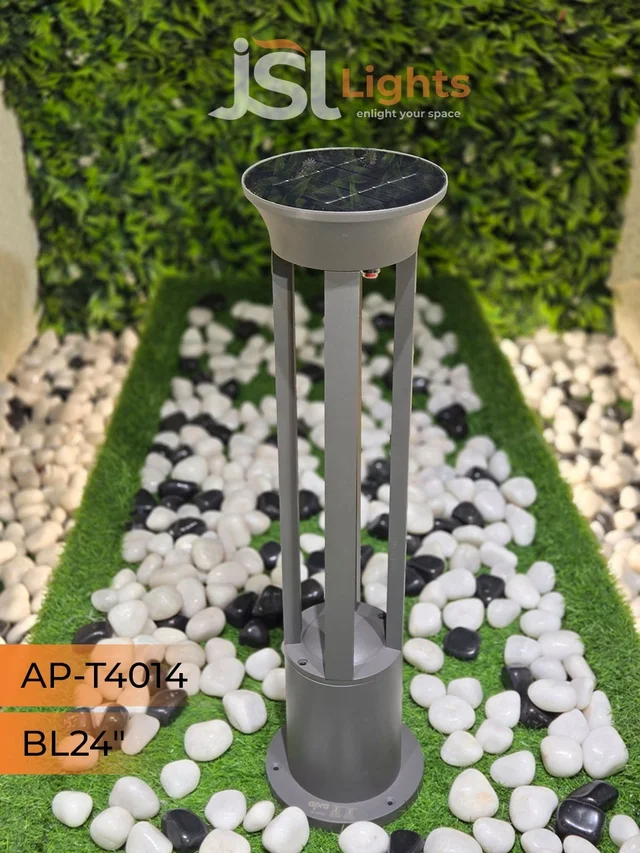 APRA 6W T- 4014 24" RD Outdoor Solar Led Light