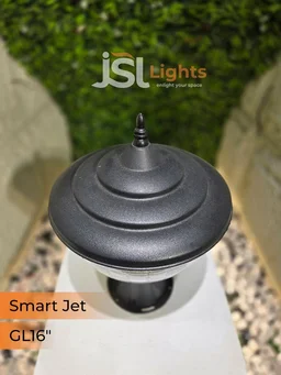 JSL APRA 24W Smart Jet 16 Inches Outdoor Unbreakable Polycarbonate Gate Light