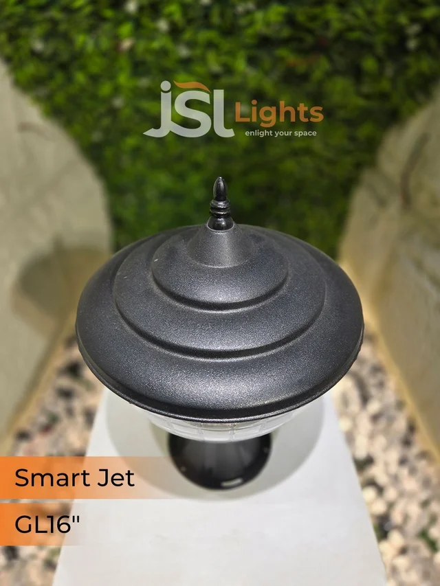 JSL APRA 24W Smart Jet 16 Inches Outdoor Unbreakable Polycarbonate Gate Light