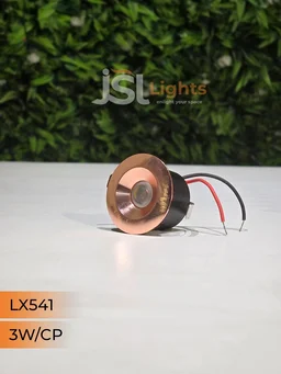 LX 541 3W Black RG Deep Recessed COB Downlight - 3W