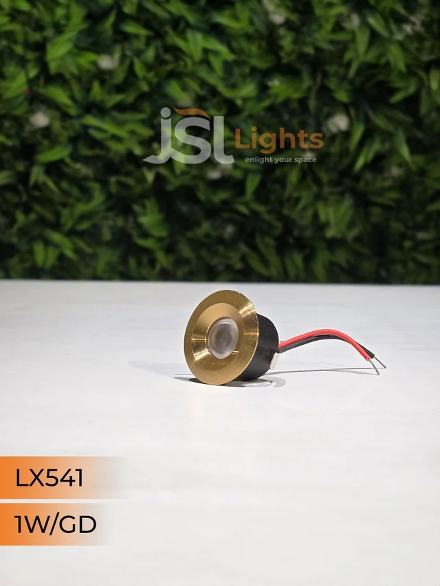 LX 541 1W Black GD Deep Recessed COB Downlight - 1W