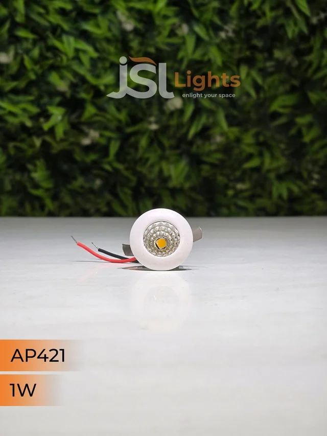 APRA 421 3W White Deep Recessed COB Downlight - 1W, 4000K
