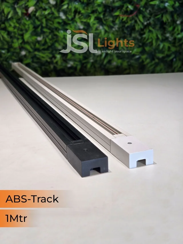 APRA 1M ABS Black Ceiling Track Channel - 1M, Black