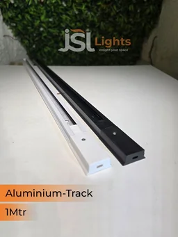 APRA 1Meter Aluminium White Ceiling Track Channel - 1M, BLACK