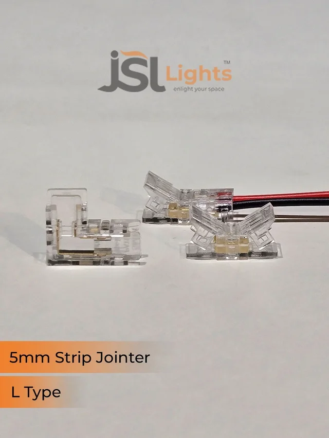 APRA 5mm Led Strip Jointer (20 Pcs Packing) - L Jointer