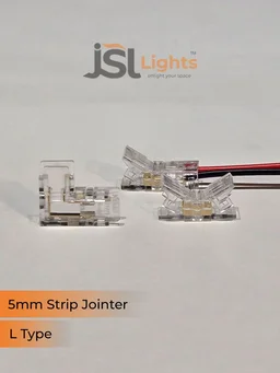 APRA 5mm Led Strip Jointer (20 Pcs Packing) - L Jointer