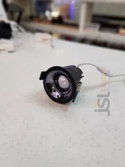 APRA AP2058 7W Black Deep Recessed COB Downlight PB Reflector - 7W, 3000K, Black