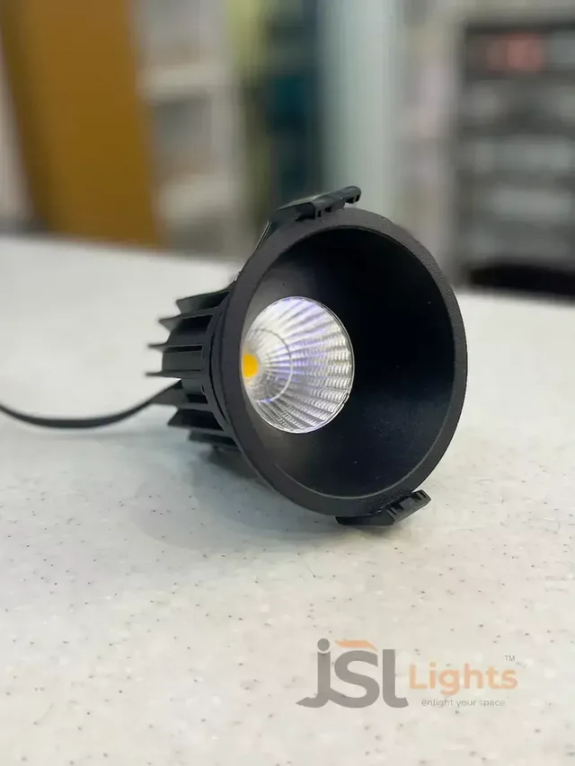 APRA 20621 28W Recessed COB Downlight – Premium Quality LED with Philips Driver" - 28W, 3000K, Black