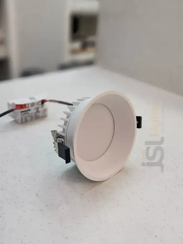 APRA AP20621DL 15W White Deep Recessed COB LED Downlight | Cool White | Anti-Glare Architectural Ceiling Spotlight for Modern Interiors - 15W, 6000K, White
