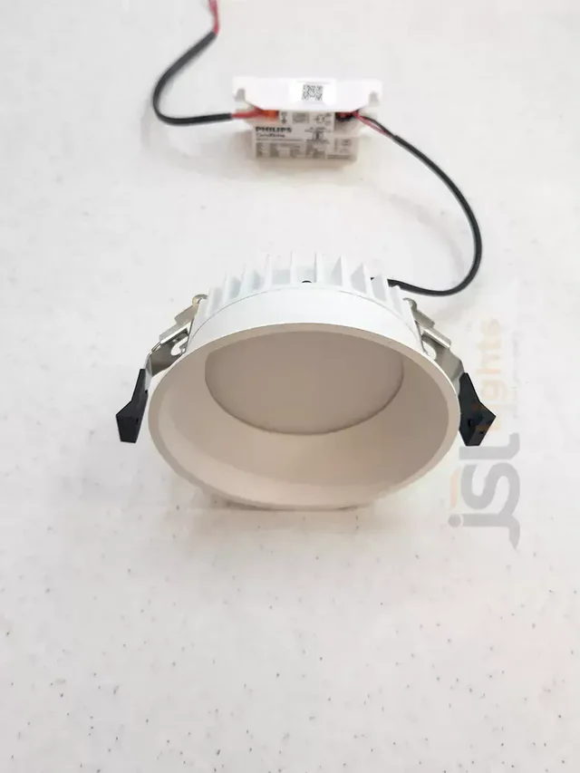 APRA AP20621DL 15W White Deep Recessed COB LED Downlight | Cool White | Anti-Glare Architectural Ceiling Spotlight for Modern Interiors - 15W, 6000K, White