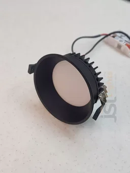 APRA AP20621DL 20W Black Deep Recessed COB LED Downlight | Cool White | Anti-Glare Architectural Ceiling Spotlight for Modern Interiors - 20W, 6000K, Black