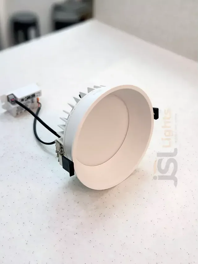 APRA AP20621DL 20W White Deep Recessed COB LED Downlight | Natural White | Anti-Glare Architectural Ceiling Spotlight for Modern Interiors - 20W, 4000K, White