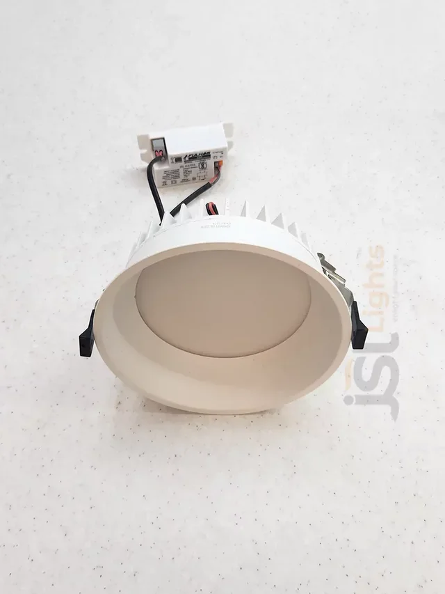 APRA AP20621DL 20W White Deep Recessed COB LED Downlight | Natural White | Anti-Glare Architectural Ceiling Spotlight for Modern Interiors - 20W, 4000K, White