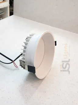APRA AP20621DL 20W White Deep Recessed COB LED Downlight | Warm White | Anti-Glare Architectural Ceiling Spotlight for Modern Interiors - 20W, 3000K, White