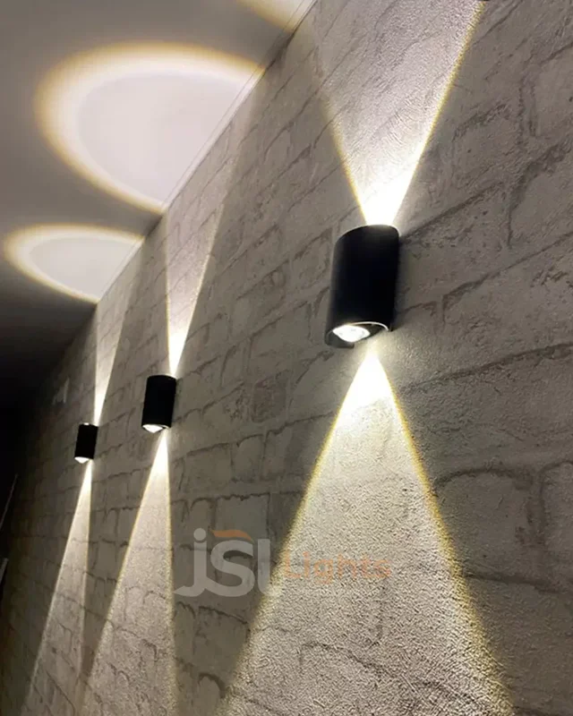 LX "LX 279 Up & Down Outdoor Wall Washer Light Warm white colour – Decorative LED Wall Light for Exterior Use" - 6W