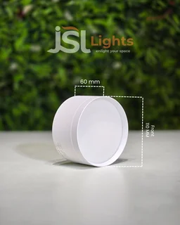 APRA 2033 15W Round Surface Diffuser Panel Light - 15W, White