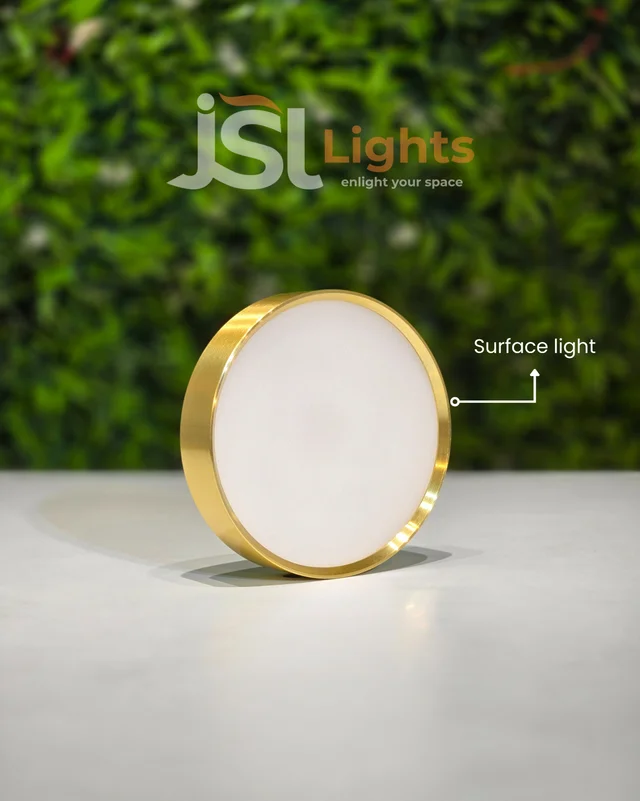 LX 787 12W Round Surface Diffuser Panel Light - 12W, 4000K, GD