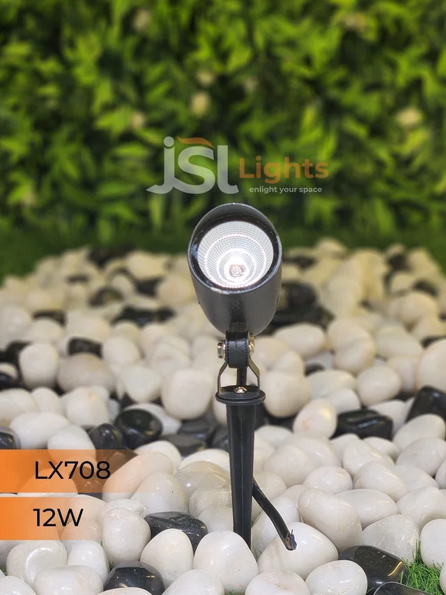 LX 708 12W LED Spike Garden Spot Light - 12W, RGB