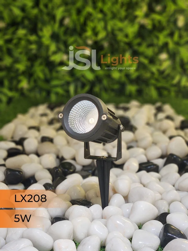 LX 208 6W LED Spike Garden Spot Light - 6W, RED