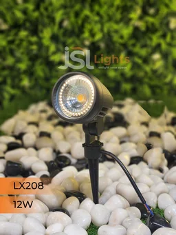 LX 208 12W LED Spike Garden Spot Light - 12W, WW
