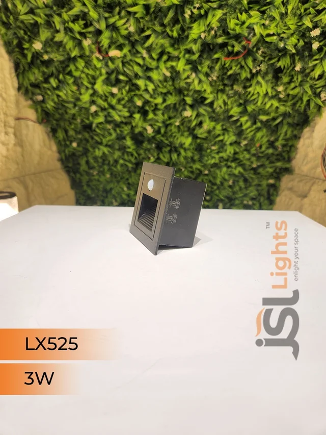 LX Smart 3W Motion Sensor LED Foot Light LX525 – IP65 Black Aluminium Automatic Night Light by JSL Lights - 50Pcs Pack