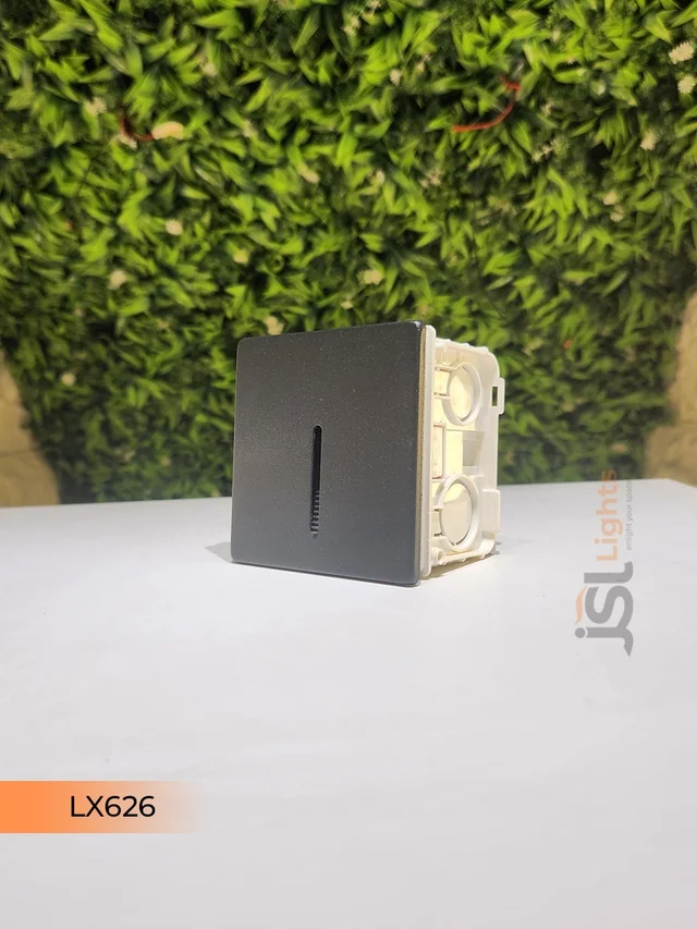 LX 626D 3W Square Black Foot Led Light - 3W, 3000K, Black