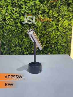 APRA AP795 6W Black RG Surface Wall Cob Focus Light - 10W, 3000K, Black PB