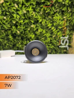 APRA AP 2072 7W Black Deep Recessed COB Downlight - 7W, 4000K, Black