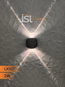 LX 107 2W 4Way Wall Decorative Light UP Down Wall Light - 2W