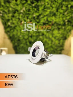 APRA AP 336 10W Round Deep Recessed COB Downlight - 10W, 6000K