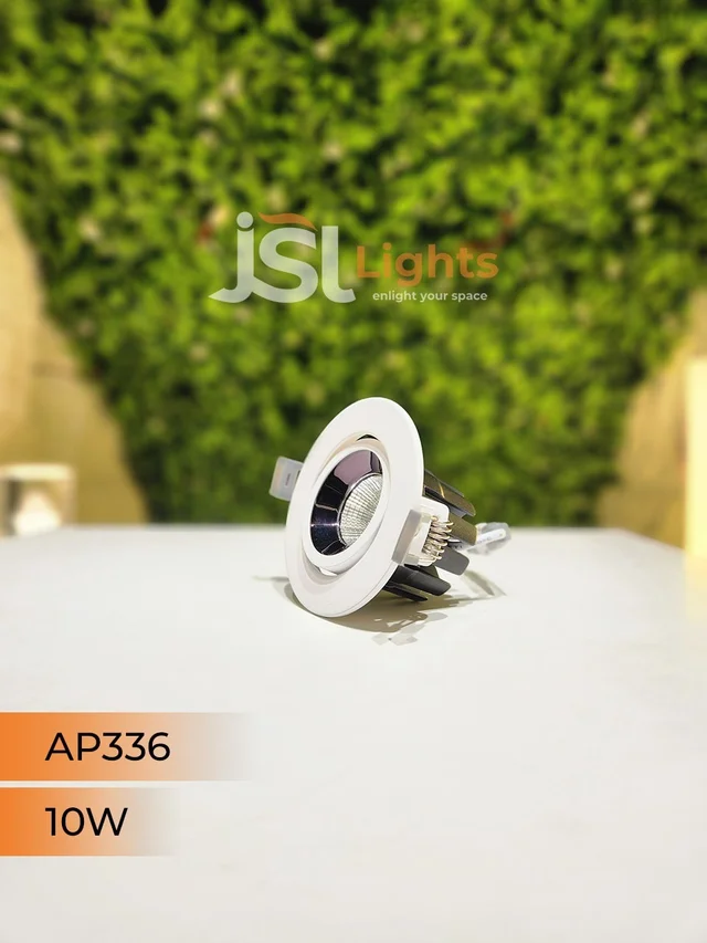 APRA AP 336 10W Round Deep Recessed COB Downlight - 10W, 6000K