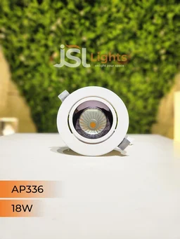 APRA AP 336 18W Round Deep Recessed COB Downlight - 18W, 6000K