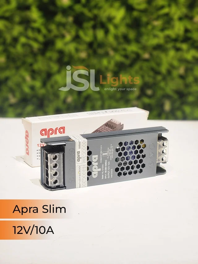 APRA 120W Slim 12V Led Strip Constant Current Driver - 120W/10AM