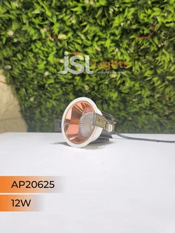 Bridglux & Philips AP 20625 12W White Deep Recessed COB Downlight RG Reflector - 12W, 4000K, White