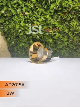 APRA AP 2015A 12W Champagne Gold Recessed COB Downlight - 12W, 3000K