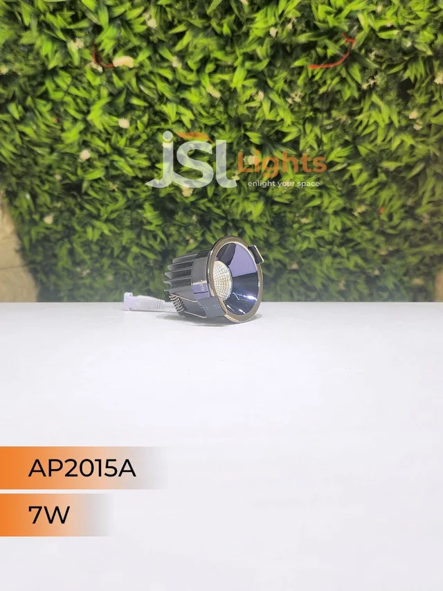 APRA AP 2015A 7W Gun Black Recessed COB Downlight - 7W, 3000K