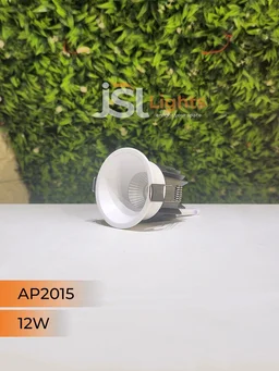 APRA 2015 Deep Recessed COB Downlight | Black & White Body, CRI 80, 130 Lumens/Watt, 2 Year Warranty - 12W, 4000K, White