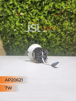 APRA 20621 7W Recessed COB Downlight – Premium Quality LED with Philips Driver" - 7W, 6000K, White