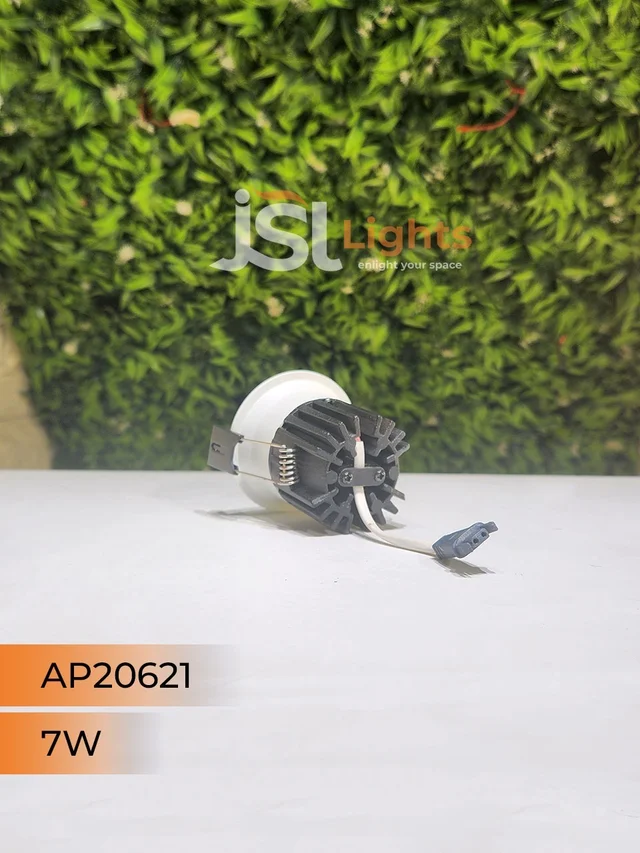 APRA 20621 7W Recessed COB Downlight – Premium Quality LED with Philips Driver" - 7W, 3000K, White