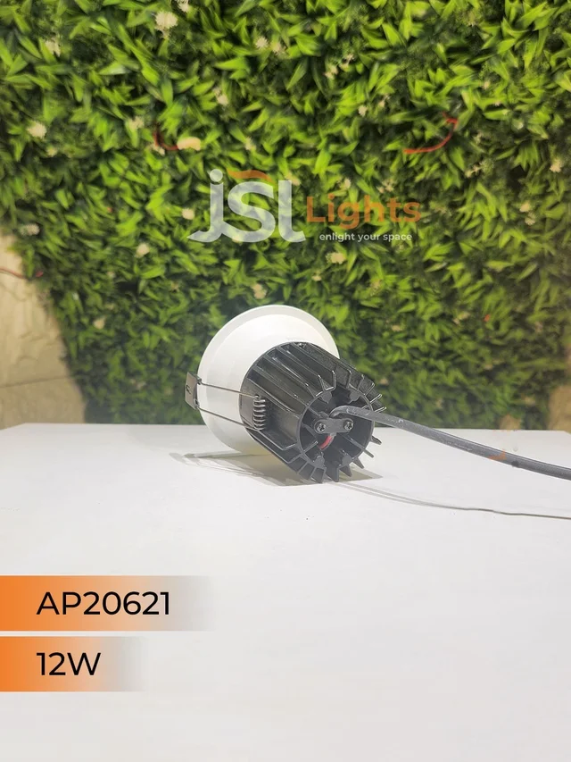 APRA 20621 12W Recessed COB Downlight – Premium Quality LED with Philips Driver" - 12W, 6000K, White