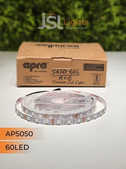 APRA 12V 5050 RGB 60Led Strip Light 5Mt Pack - 60LED